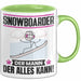 Snowboarder Tasse Geschenk für Snowboarder Der Mann Der Alles Kann Geschenkidee zum Geburtstag Grün Trendation