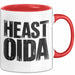 Österreich Wien Wienerisch Tasse Geschenk Lustige Geschenkidee Spruch Heast Oida Rot Trendation