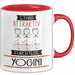 Yogini Tasse Geschenk Becher Stark Attraktiv Furchtlos Yogini Lustige Geschenkidee Rot Trendation