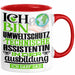 Umweltschutztechnische Assistentin Ausbildung Start Geschenk Tasse Ich Bin Umweltschutztechnische Assistentin In Der Ausbildung Ich Darf Das Kaffee-Becher Geschenkidee Rot Trendation