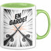 Fechter Tasse Geschenk Lustige Geschenkidee Spruch Für Schwertsport Fans Grün Trendation