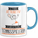 Tennisspielerin Tasse Geschenk Becher Stark Attraktiv Furchtlos Tennisspielerin Lustige Geschenkidee Blau Trendation