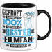 Filmfan Geschenk Lustiger Spruch für Filmfan Geschenkidee Bester Filmfan Der Welt Schwarz Trendation