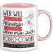Rodeo-Cowgirl Tasse Geschenk Spruch Wer Will Schon Prinzessin Sein Wenn Man Auch Rodeo-Cowgirl Sein Kann Rosa Trendation