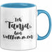 Tanja Tasse Ich Tanja, Bin Vollkommen Geschenk Blau Trendation