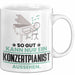 Konzertpianist Geschenk Tasse So Gut Kann Nur Ein Konzertpianist Aussehen Geschenkidee Kaffee-Becher Weiß Trendation
