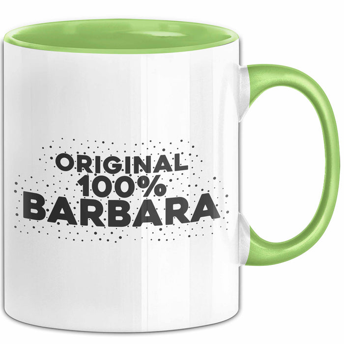 Barbara Tasse Original 100% Barbara Geschenk Grün Trendation