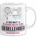 Segellehrer Geschenk Tasse So Gut Kann Nur Ein Segellehrer Aussehen Geschenkidee Kaffee-Becher Weiß Trendation