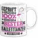 Balletttänzer Geschenk Lustiger Spruch für Balletttänzer Geschenkidee Bester Balletttänzer Der Welt Weiß Trendation