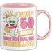 50. Geburtstag Tasse Geschenk Vor 50 Jahren War Ich Mal Die Schnellste Geschenkidee Frauen Mutter Oma Rosa Trendation