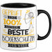 Beste Bogenschützin Der Welt Tasse Geschenk für Eine Bogenschützin Geprüft Und Sicher Geschenkidee Geburtstag Weihnachten Schwarz Trendation