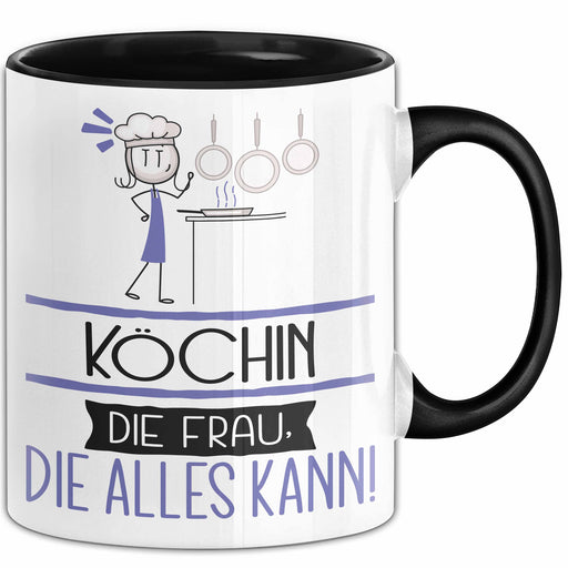 Köchin Geschenk Tasse Becher Die Frau Die Allen Kann Geschenkidee für eine Köchin Lustig Trendation