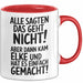Elke Tasse Geschenk Alle Sagten Das Geht Nicht Aber Dann Kam Elke Und Hat Es Einfach Gemacht Geschenkidee Becher mit Name Rot Trendation