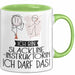 Geschenk für Slackline-Instruktorin Tasse Lustige Geschenkidee Geburtstag Ich Bin Slackline-Instruktorin Ich Darf Das Grün Trendation