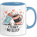 Neue Mama Tasse Geschenk Lustige Geschenkidee Spruch Für Schlaflose Eltern Blau Trendation