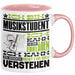 Musikstudent Geschenk Tasse Geschenkidee für Musikstudent Geburtstag Lustig Ich Bin Musikstudent Ich Kann Es Dir Erklären Aber Nicht Für Dich Verstehen Rosa Trendation