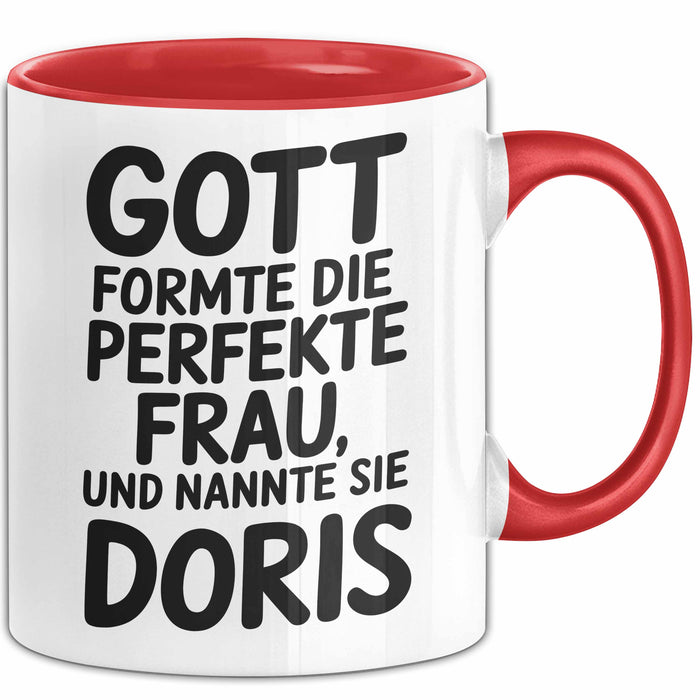 Doris Tasse Geschenk Gott Formte Die Perfekte Frau Doris Geschenkidee