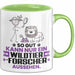 Wildtierforscher Geschenk Tasse So Gut Kann Nur Ein Wildtierforscher Aussehen Geschenkidee Kaffee-Becher Grün Trendation