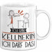 Geschenk für Kellnerin Tasse Lustige Geschenkidee Geburtstag Ich Bin Kellnerin Ich Darf Das Weiß Trendation