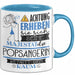 Popsängerin Tasse Geschenk Lustiger Spruch Bitte Erheben Sie Sich Seine Majestät Die Popsängerin Betritt Den Raum Blau Trendation