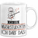 Geschenk für Musikstudentin Tasse Lustige Geschenkidee Geburtstag Ich Bin Musikstudentin Ich Darf Das Weiß Trendation