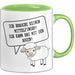 Humor Tasse Geschenk Ich brauche keinen Mittelfinger Ich Mache Das Mit Den Augen Becher Geschenk Grün Trendation