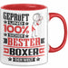 Boxer Geschenk Lustiger Spruch für Boxer Geschenkidee Bester Boxer Der Welt Rot Trendation