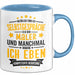 Maler Malerei Tasse Geschenk Lustige Geschenkidee Spruch Natürlich Führe Ich Selbstgespräche Blau Trendation