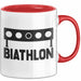 Biathlon Tasse Geschenk Wintersport Geschenke Biathlon Langläufer Rot Trendation