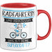 Radfahrerin Und Prinzessin Tasse Geschenk Für Eine Radfahrerin Geburtstag Was Ist Deine Superkraft Rot Trendation