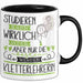 Kletterlehrerin Tasse Lustiges Geschenk Studieren Kann Wirklich Jeder Nur Die Besten Werden Kletterlehrerin Schwarz Trendation