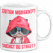 Sarkasmus Tasse Geschenk Lustiger Spruch Hund Guten Morgen Suchst Du Streit Becher Weiß Trendation