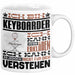Keyboarder Geschenk Tasse Geschenkidee für Keyboarder Geburtstag Lustig Ich Bin Keyboarder Ich Kann Es Dir Erklären Aber Nicht Für Dich Verstehen Weiß Trendation