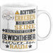 Gewichtheber Geschenk Tasse Lustiger Spruch Erheben Sie Sich Der Gewichtheber Betritt den Raum Weiß Trendation