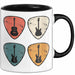 Gitarre Musikliebhaber Musiker Gitarrist Tasse Geschenk Lustige Geschenkidee Spruch Schwarz Trendation