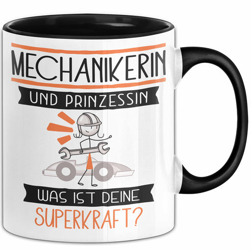 Mechanikerin Und Prinzessin Tasse Geschenk Für Eine Mechanikerin Geburtstag Was Ist Deine Superkraft Trendation