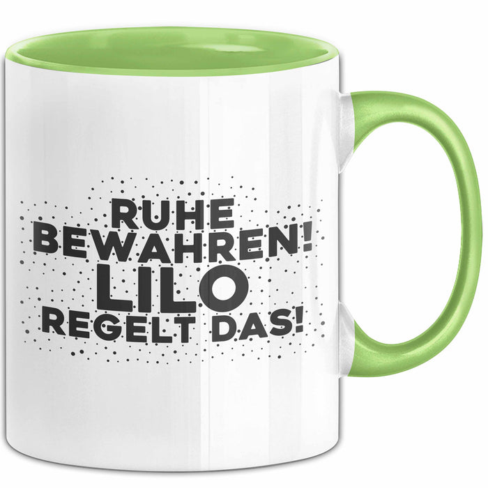 Lilo Tasse Ruhe Bewahren! Lilo Regelt Das! Geschenk