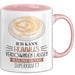 Hummus-Liebhaber Tasse Geschenk Ich Kann Hummus Verschwinden Lassen Was Ist Deine Superkraft Becher Geschenkidee Hummus Kaffee-Becher Rosa Trendation