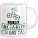 Geschenk für BMX-Fahrerin Tasse Lustige Geschenkidee Geburtstag Ich Bin BMX-Fahrerin Ich Darf Das Weiß Trendation