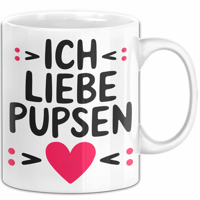 Lustige Tasse Geschenk Ich Liebe Pupsen Geschenkidee Furz Humor