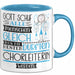 Chorleiterin Geschenk Becher Tasse Gott Schuf Alle Menschen Gleich Nur Die Besten Durfeten Chorleiterin Werden Geschenkidee Lustig Blau Trendation