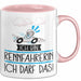 Geschenk für Rennfahrerin Tasse Lustige Geschenkidee Geburtstag Ich Bin Rennfahrerin Ich Darf Das Rosa Trendation