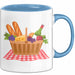 Picknick Fan Tasse Geschenkidee für Draußen Essen Liebhaber Blau Trendation