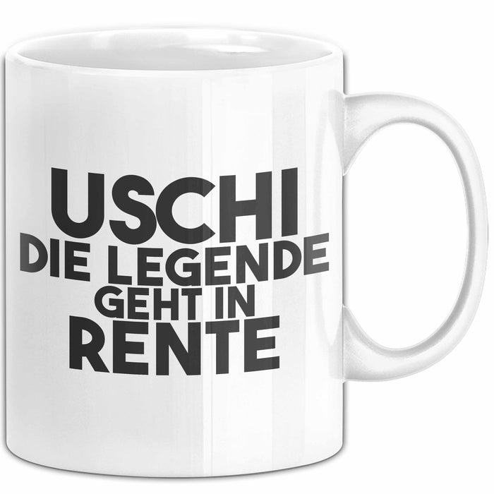 Uschi Tasse Uschi – Die Legende Geht In Rente Geschenk