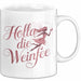 Weintrinker Trinken Fee Tasse Geschenk Lustige Geschenkidee Spruch Weinliebhaber Fee Weiß Trendation
