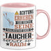 Taucher Geschenk Tasse Lustiger Spruch Erheben Sie Sich Der Taucher Betritt den Raum Rosa Trendation