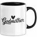 Patentante Tasse Geschenk Godmother Geschenkidee Taufe Patenkind Schwarz Trendation