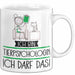 Geschenk für Tierpsychologin Tasse Lustige Geschenkidee Geburtstag Ich Bin Tierpsychologin Ich Darf Das Weiß Trendation