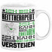 Reittherapeut Geschenk Kaffee-Tasse Geschenkidee für Reittherapeut Ich Bin Reittherapeut Ich Kann Es Dir Erklären Jedoch Nicht Für Dich Verstehen Spruch Lustig Weiß Trendation