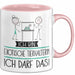 Geschenk für Exotische Tierhalterin Tasse Lustige Geschenkidee Geburtstag Ich Bin Exotische Tierhalterin Ich Darf Das Rosa Trendation